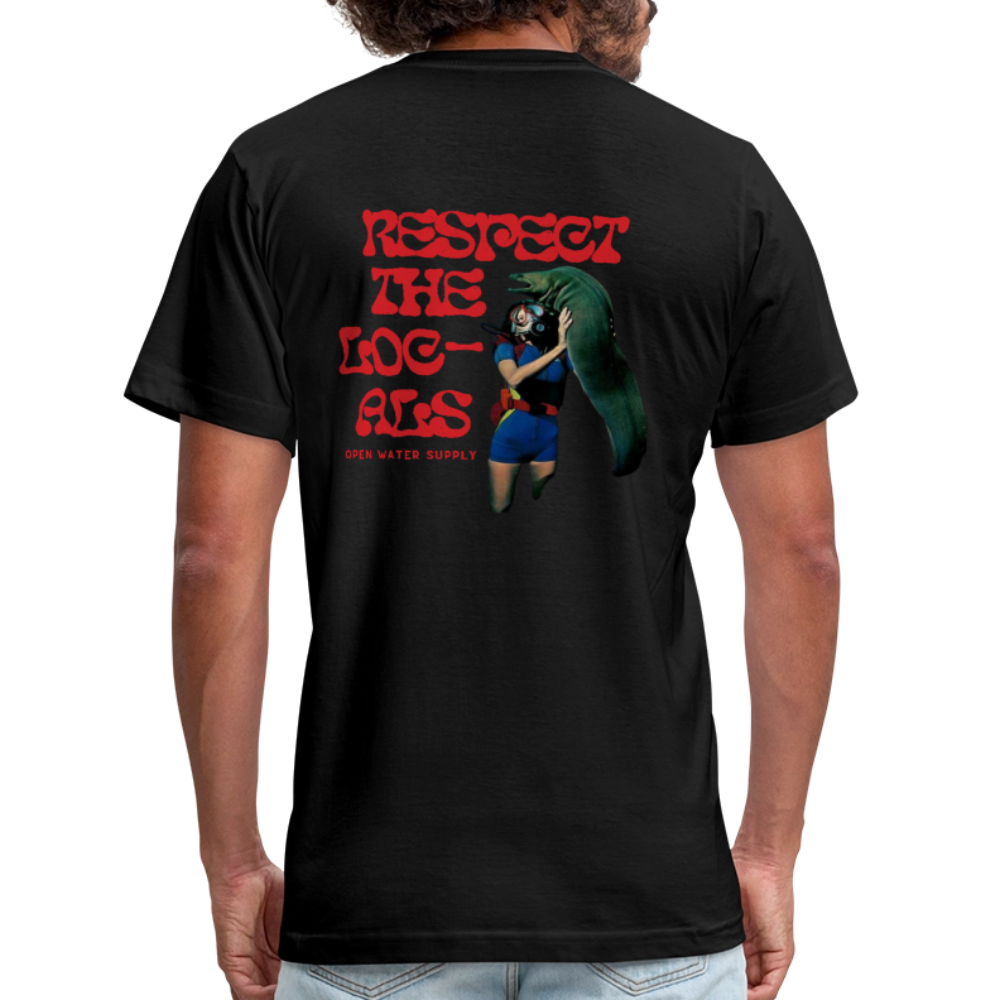 Respect the Locals Unisex T-Shirt - black