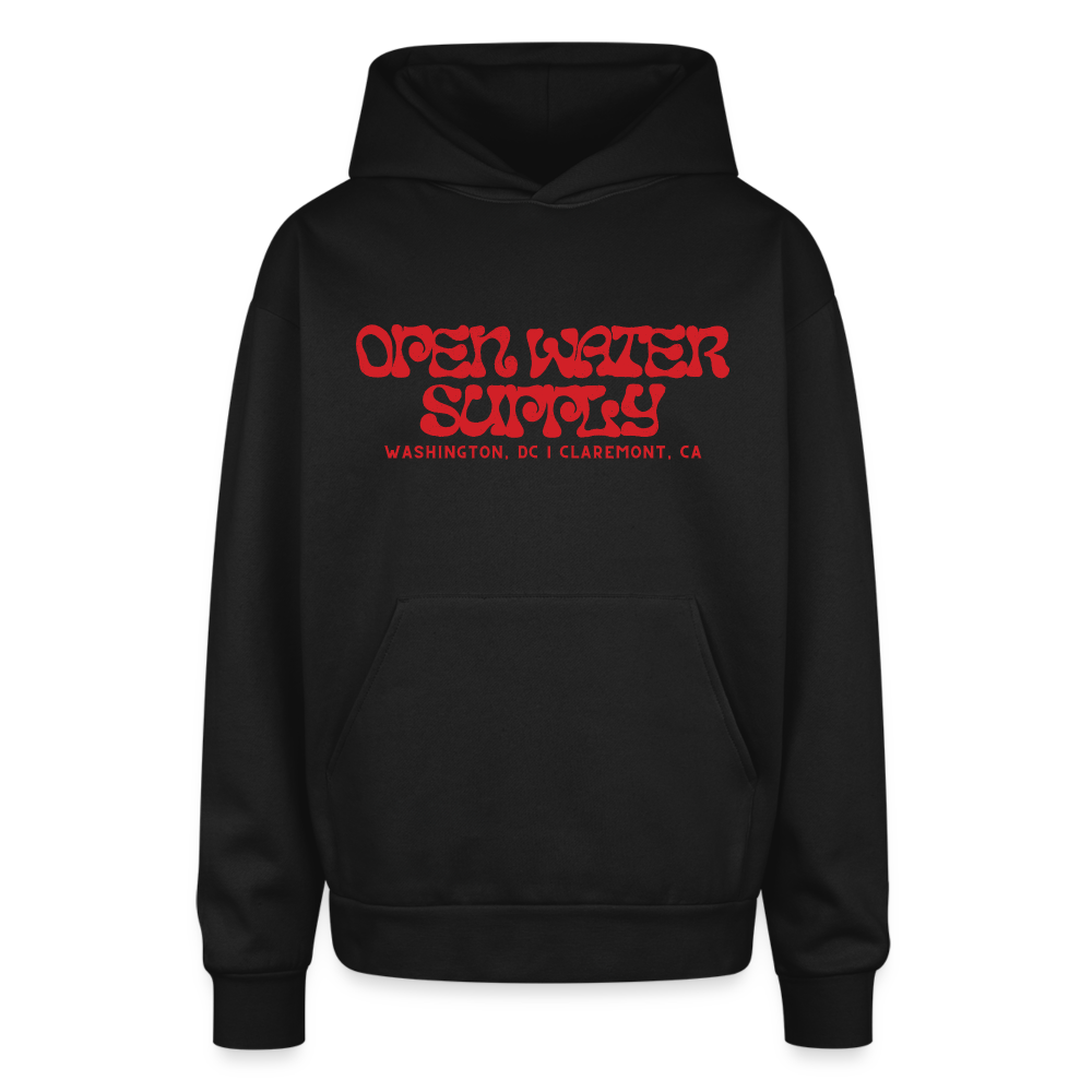 Respect the Locals Oversized Hoodie - black