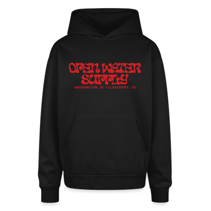 Respect the Locals Oversized Hoodie - black