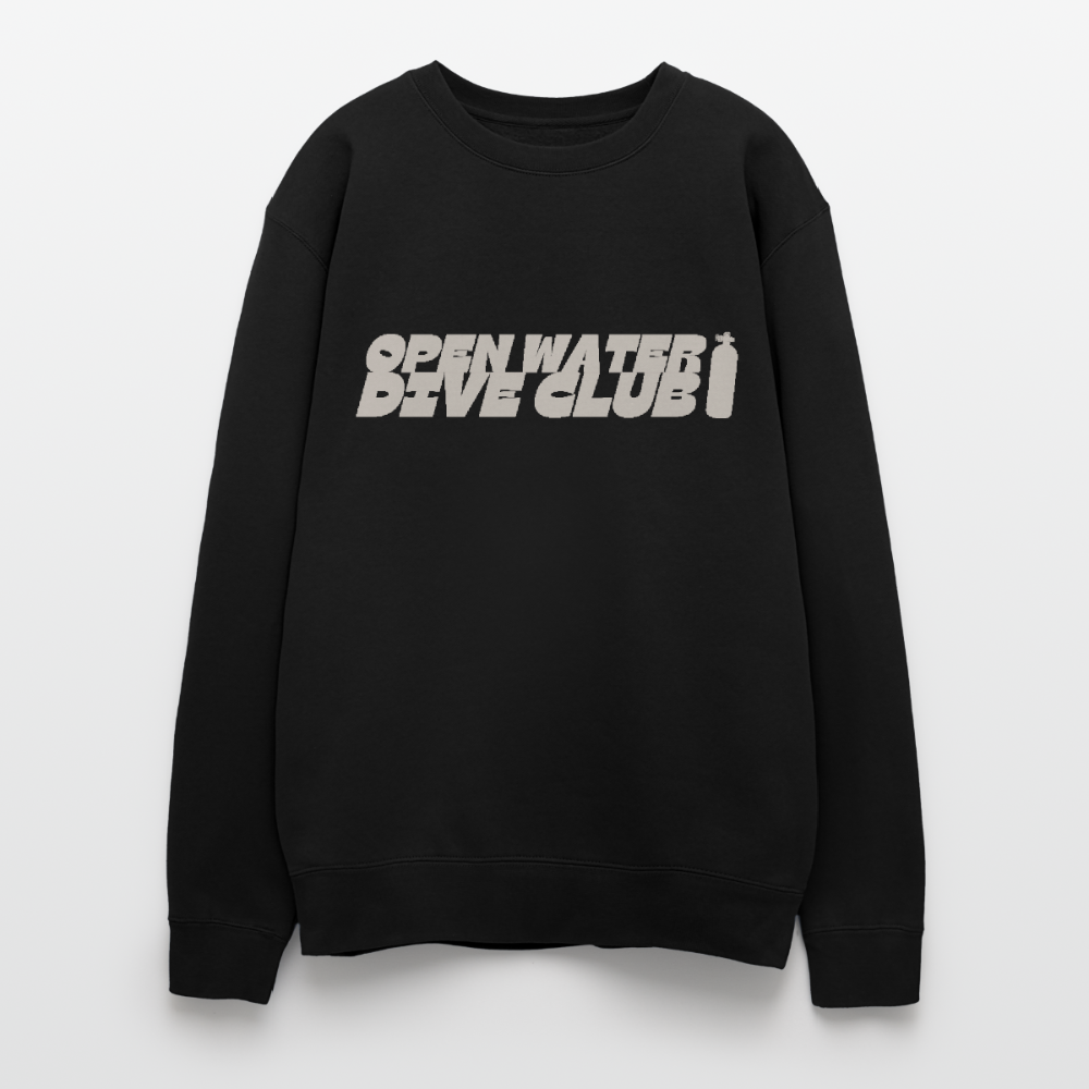 Scare Your Family Oversized Crewneck - black