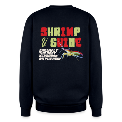 Shrimp & Shine Oversized Crewneck - navy