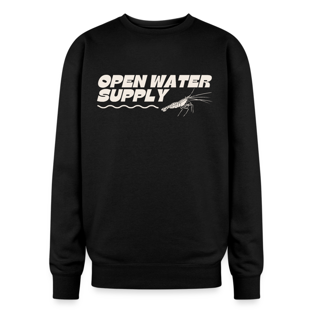 Shrimp & Shine Oversized Crewneck - black