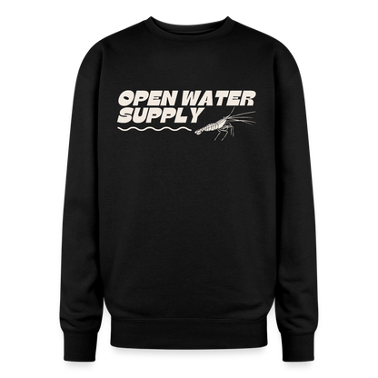 Shrimp & Shine Oversized Crewneck - black