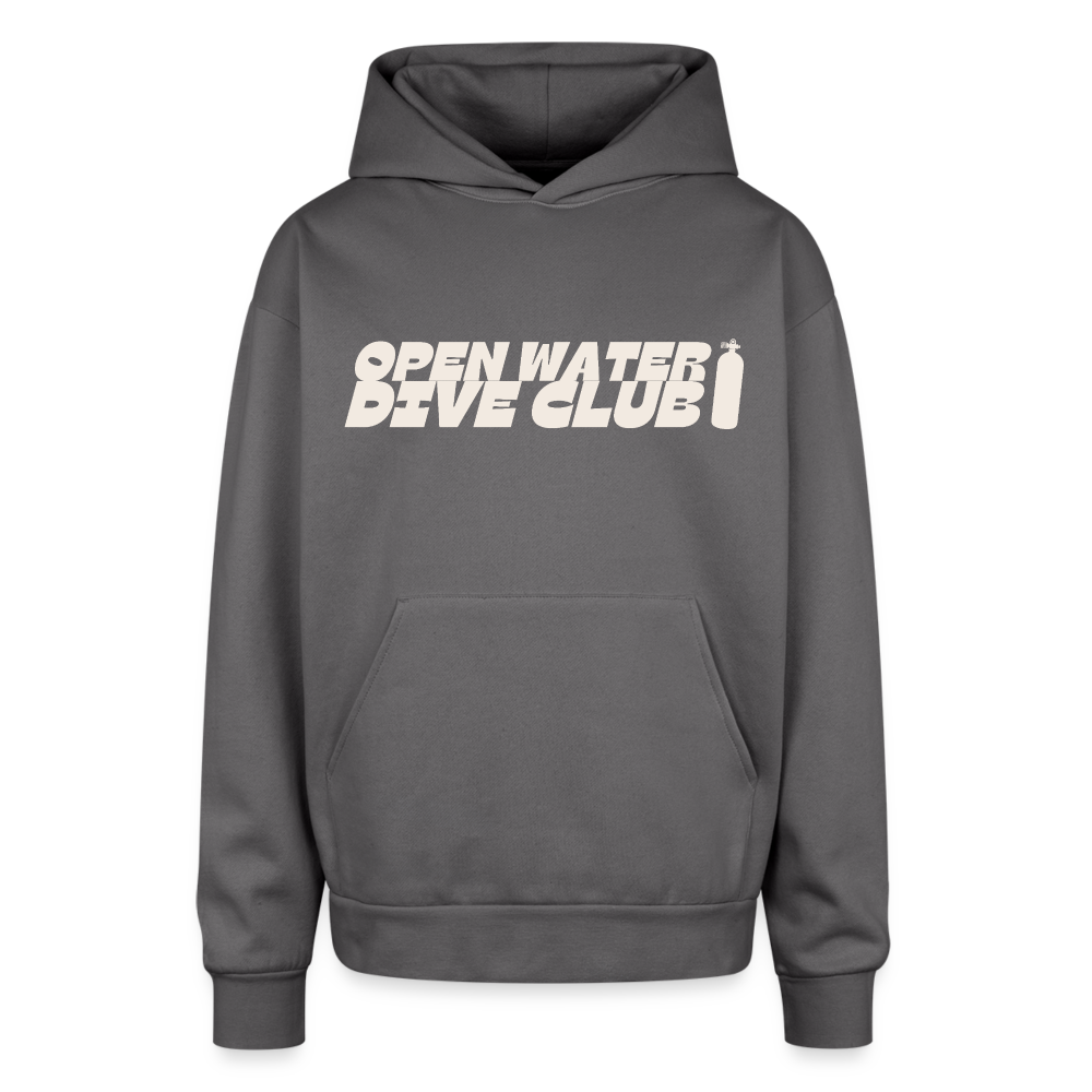 Scare Your Family Oversized Hoodie - graphite gray