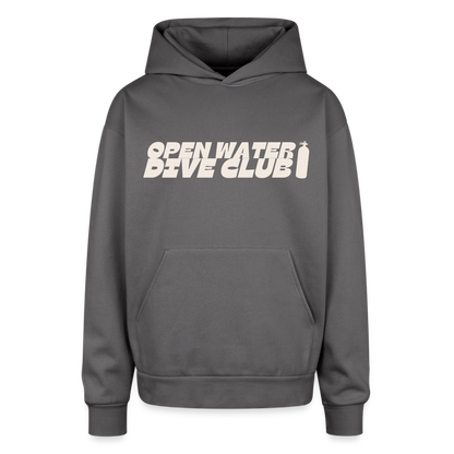 Scare Your Family Oversized Hoodie - graphite gray