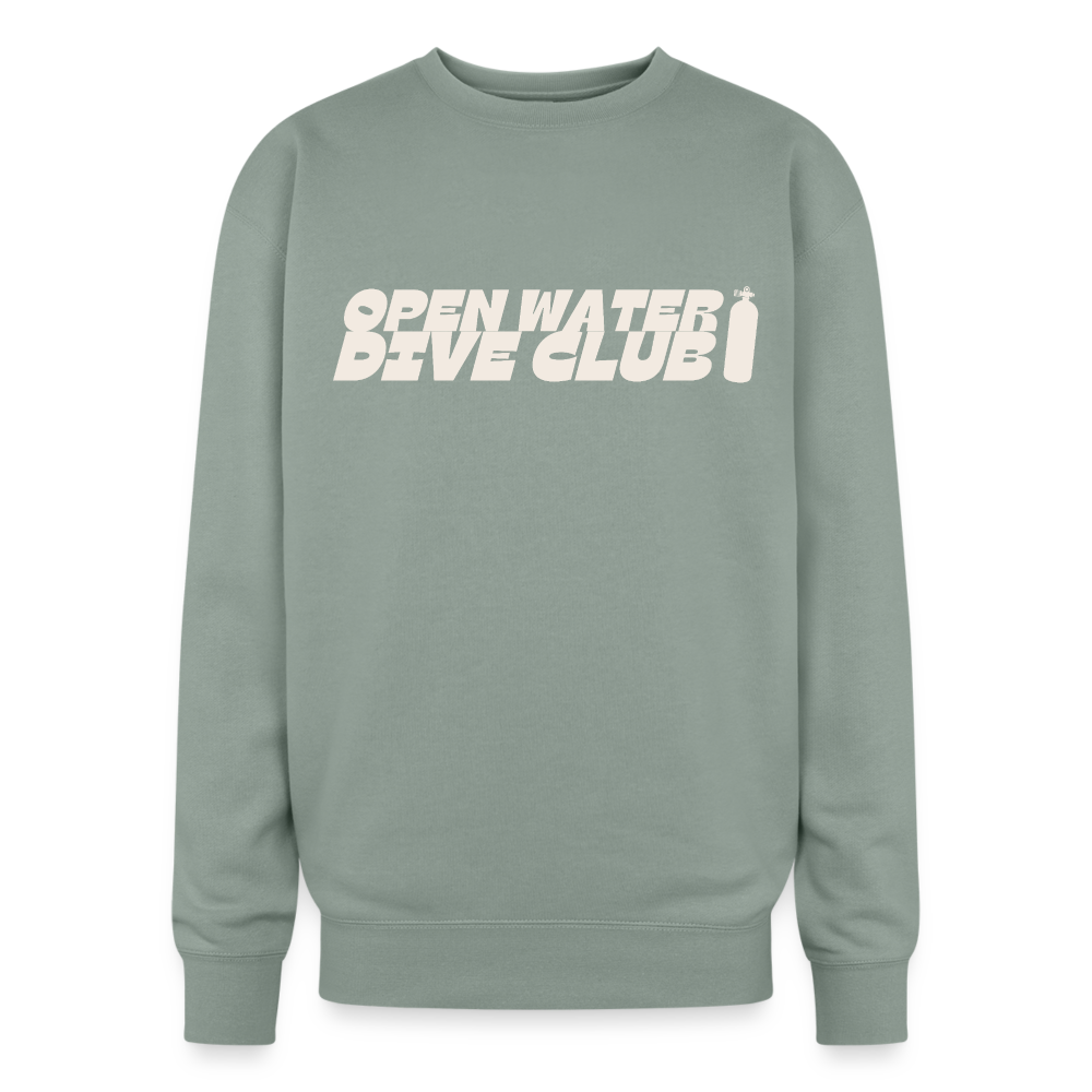 Scare Your Family Oversized Crewneck - sage