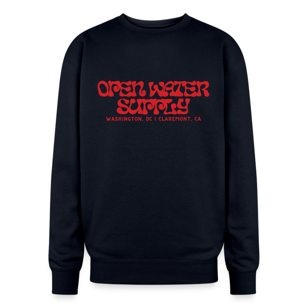 Respect the Locals Oversized Crewneck - navy