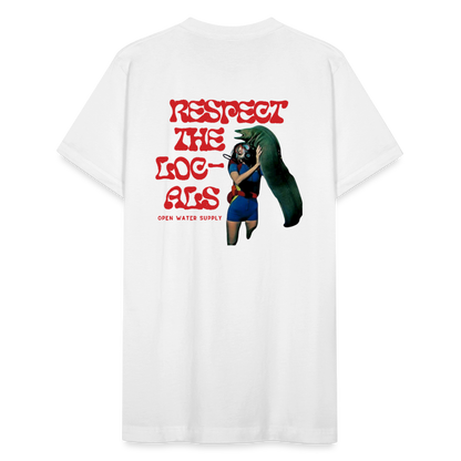 Respect the Locals Unisex T-Shirt - white