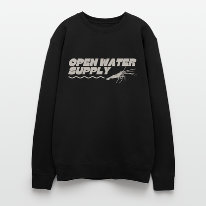 Shrimp & Shine Oversized Crewneck - black