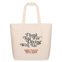 Thank You For Diving With Us Eco-Friendly Tote