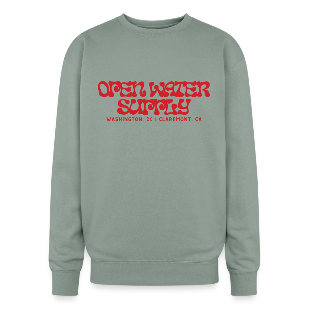 Respect the Locals Oversized Crewneck - sage