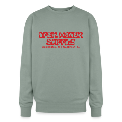 Respect the Locals Oversized Crewneck - sage