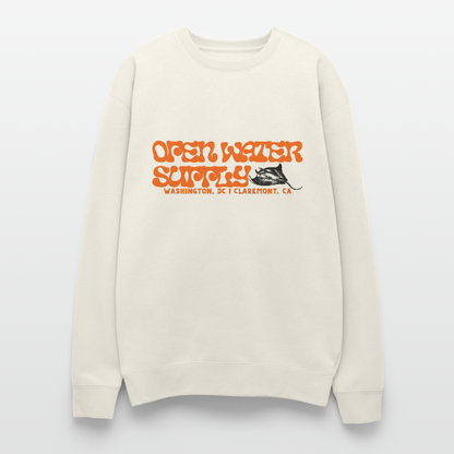 Ray Logo Oversized Crewneck - ivory