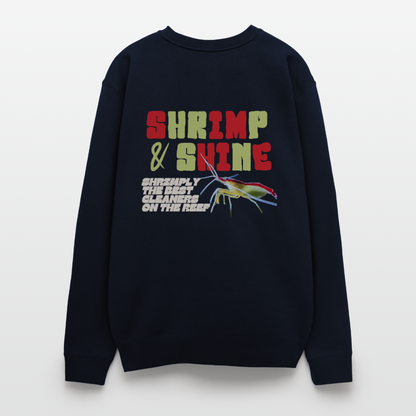 Shrimp & Shine Oversized Crewneck - navy