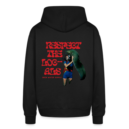 Respect the Locals Oversized Hoodie - black