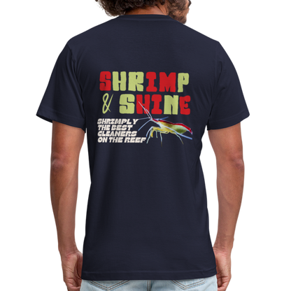 Shrimp & Shine T-Shirt - navy