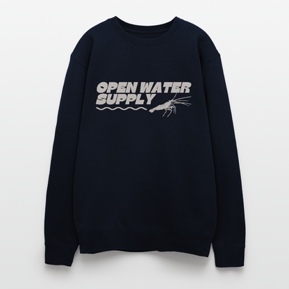 Shrimp & Shine Oversized Crewneck - navy