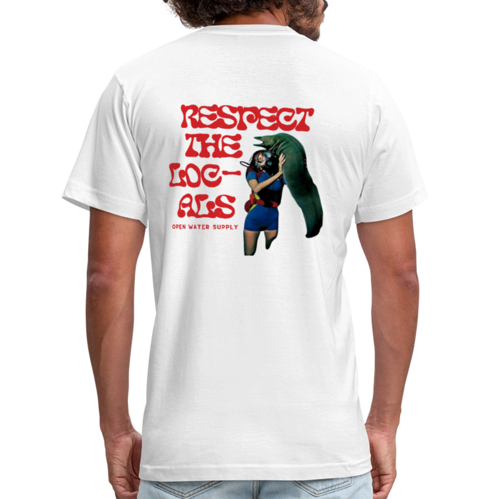 Respect the Locals Unisex T-Shirt - white