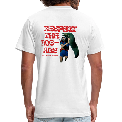 Respect the Locals Unisex T-Shirt - white