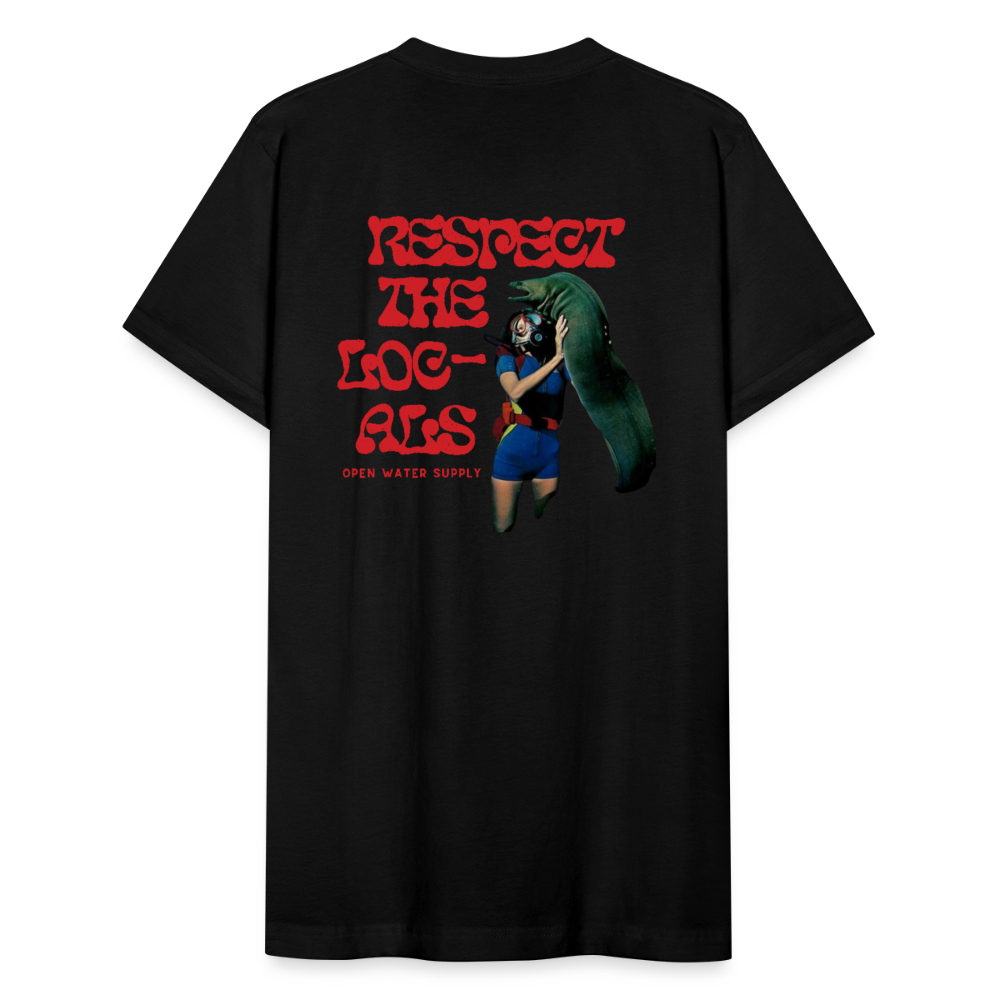 Respect the Locals Unisex T-Shirt - black