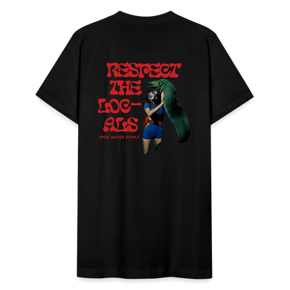 Respect the Locals Unisex T-Shirt - black