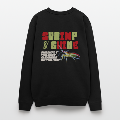 Shrimp & Shine Oversized Crewneck - black