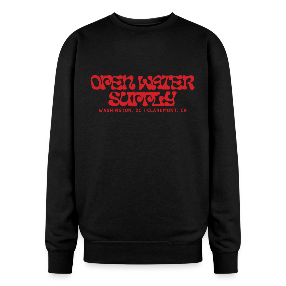 Respect the Locals Oversized Crewneck - black