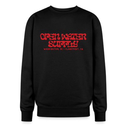 Respect the Locals Oversized Crewneck - black