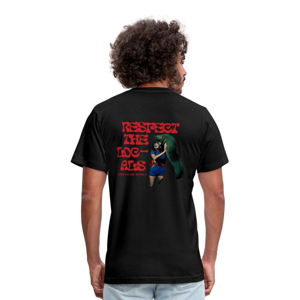 Respect the Locals Unisex T-Shirt - black