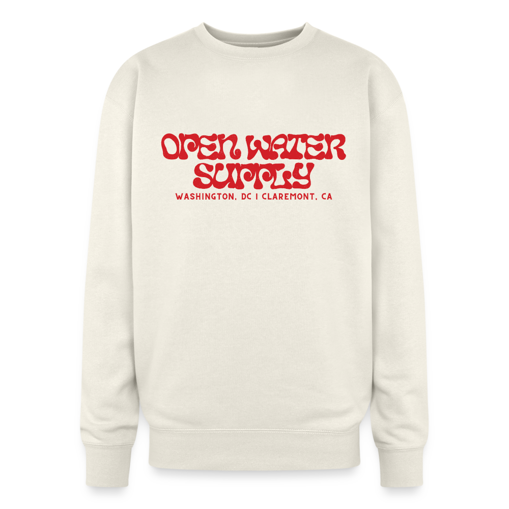 Respect the Locals Oversized Crewneck - ivory