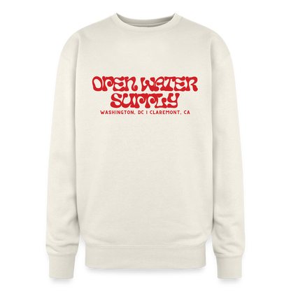 Respect the Locals Oversized Crewneck - ivory