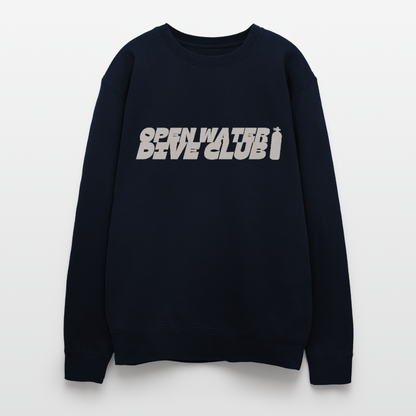 Scare Your Family Oversized Crewneck - navy