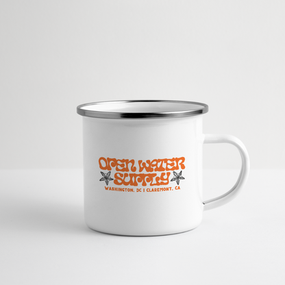 Fortune Favors the Bold Camper Mug - white