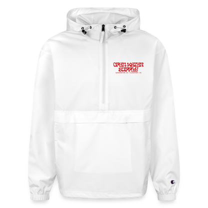 Respect the Locals  Packable Jacket - white