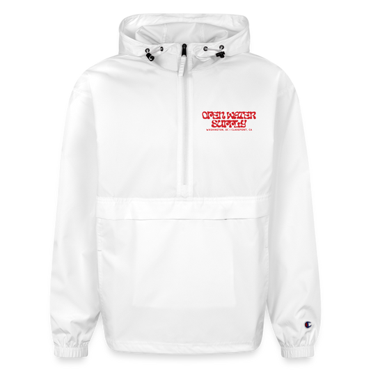 Respect the Locals  Packable Jacket - white